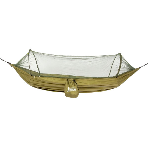 Гамак Royokamp Tourist Hammock+Mosquito 180 кг/ Нейлон/ Хаки photo 1