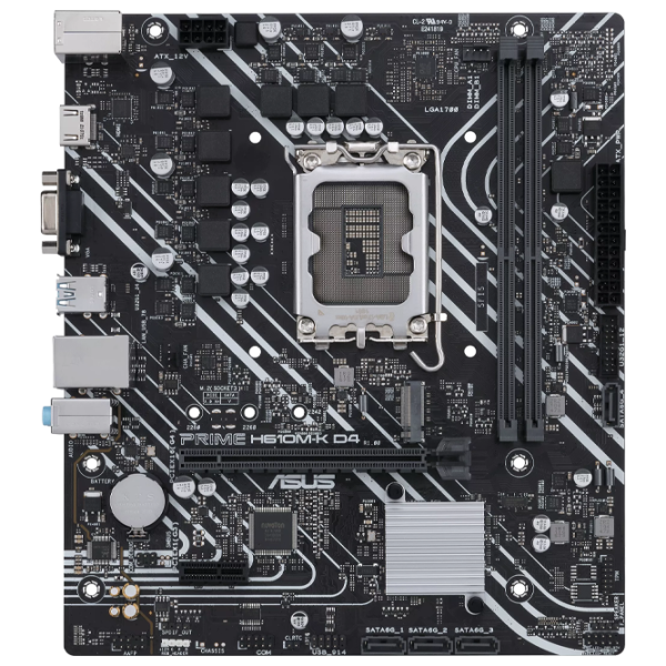 Placă de bază Asus PRIME H610M-K mATX/ Intel H610 photo 1 Placă de bază Asus PRIME H610M-K mATX/ Intel H610 photo 1
