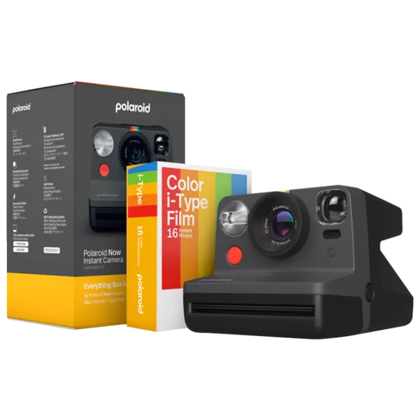 Cameră Foto Instant Polaroid Now Gen 2 EB Black photo 1 Cameră Foto Instant Polaroid Now Gen 2 EB Black photo 1