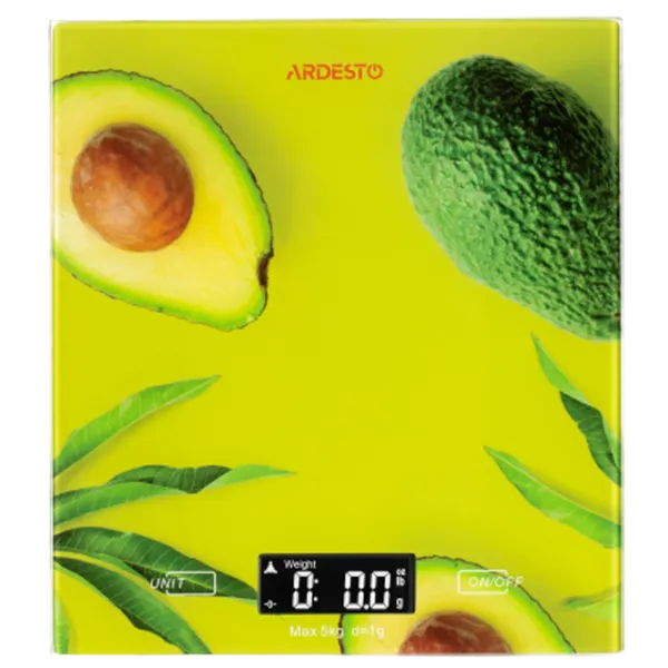 Cântar de bucătărie Ardesto SCK-893 AVOCADO Multicolor photo 1