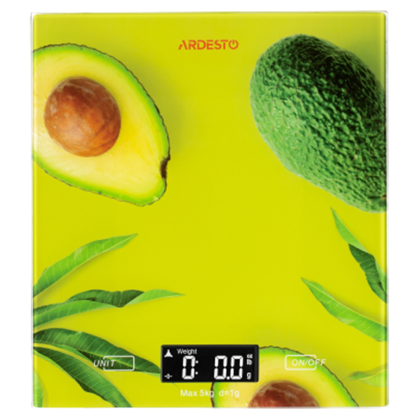 Cântar de bucătărie Ardesto SCK-893 AVOCADO Multicolor photo 1