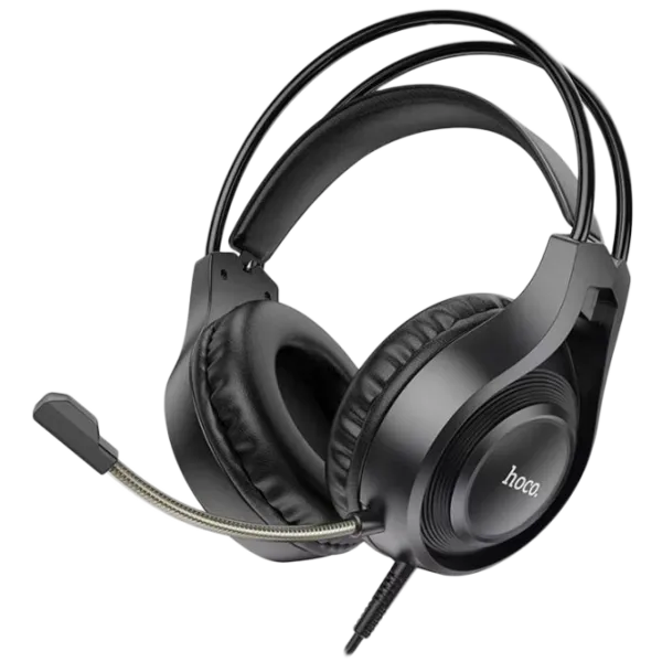 Căști Hoco W106 Tiger Black Cu fir/ Gaming photo 1