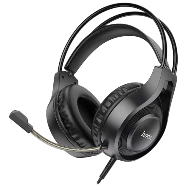 Căști Hoco W106 Tiger Black Cu fir/ Gaming photo 1