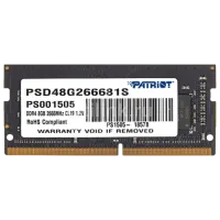 Оперативная память Patriot Signature Line PSD48G266681S SO-DIMM/ DDR4/ 8 ГБ