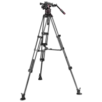 Trepied Manfrotto Nitrotech 612 & CF Twin MS Foto, video/ Black
