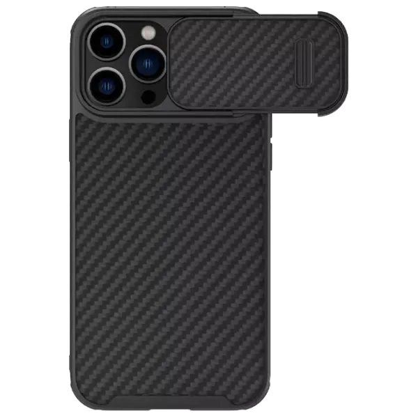 Husă pentru smartphone Apple iPhone 14 Pro Nillkin/ Back/ PC/ Carbon Black photo 1