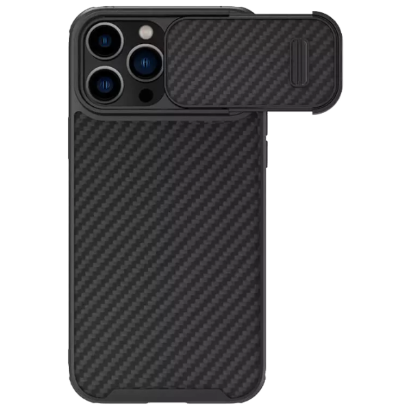 Husă pentru smartphone Apple iPhone 14 Pro Nillkin/ Back/ PC/ Carbon Black photo 1