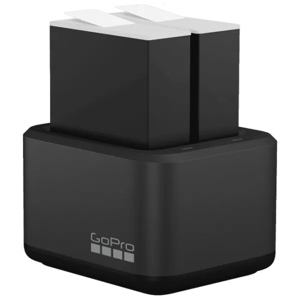 Încărcător GoPro Dual Battery Charger + Spare Battery Black photo 1