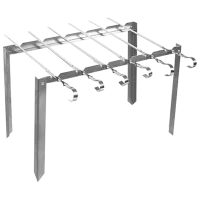 Grătar BoyScout 47568 Lemne, cărbuni/ Portabil