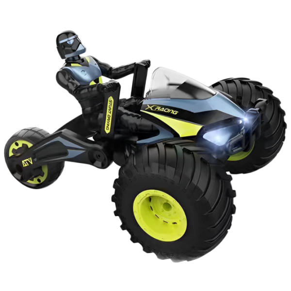 Triciclu Stunt Racing Racing X LH-C052 10 km/h / 2.4 GHz / Blue Green photo 1