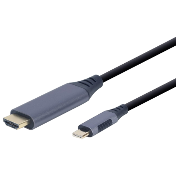Cablu video Cablexpert HDMI + USB Type-C 1.5 m/ Black photo 1