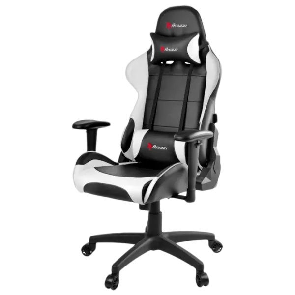 Scaun Gaming Arozzi Verona V2 White Black photo 1