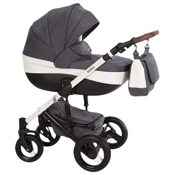 Детская коляска Verdi Bobo Eco 3 in 1 NR1/ Белый photo 1 Детская коляска Verdi Bobo Eco 3 in 1 NR1/ Белый photo 1