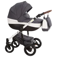 Детская коляска Verdi Bobo Eco 3 in 1 NR1/ Белый