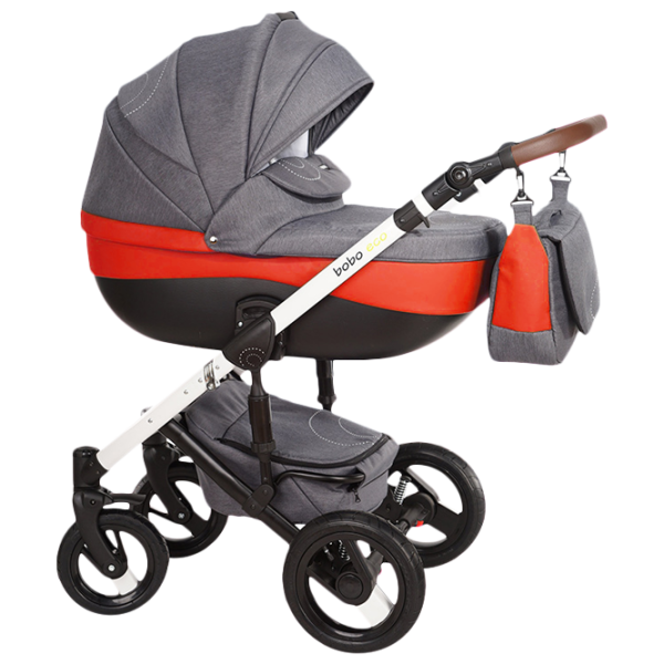 Детская коляска Verdi Bobo Eco 3 in 1 NR3/ Красный photo 1