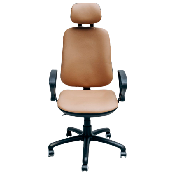 Fotoliu de birou Magnus Regbi ECO Piele/ Beige photo 1