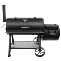 Мангал Oklahoma Joe’s Longhorn Offset Smoker 13201747-50 Дрова, уголь/ Мобильный