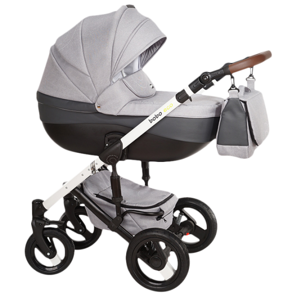 Детская коляска Verdi Bobo Eco 3 in 1 NR9/ Тёмно-серый photo 1