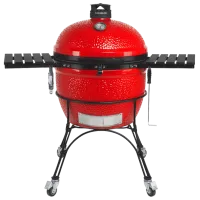 Мангал Kamado Joe Big II BJ24RHC Брикеты, уголь/ Мобильный
