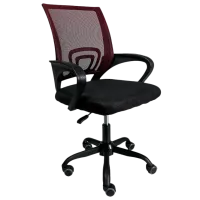 Офисное кресло Magnus 6386 Ткань, акриловая сетка/ Красный