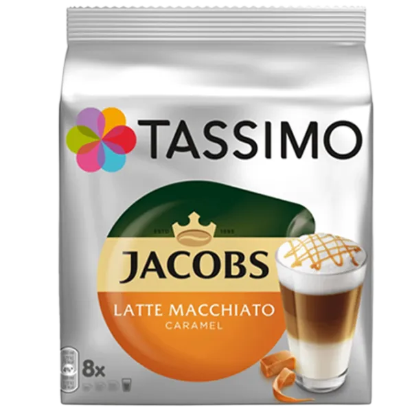 Cafea Jacobs Latte Macchiato Caramel Capsule/ Tassimo/ 8 capsule photo 1
