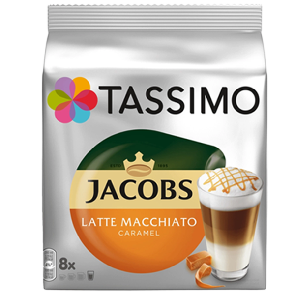 Cafea Jacobs Latte Macchiato Caramel Capsule/ Tassimo/ 8 capsule photo 1