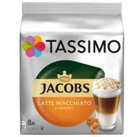 Cafea Jacobs Latte Macchiato Caramel Capsule/ Tassimo/ 8 capsule