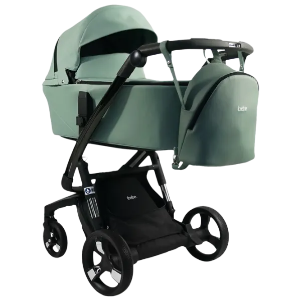 Детская коляска ibebe istop Gloss Eco 4673-006/ Мятный photo 1