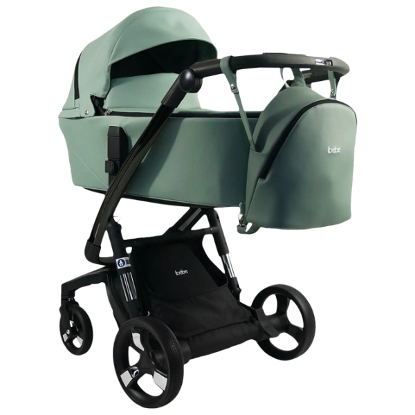 Детская коляска ibebe istop Gloss Eco 4673-006/ Мятный photo 1