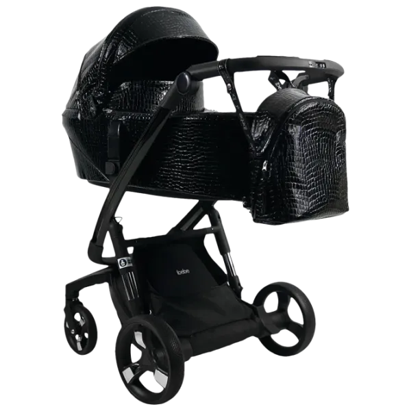 Детская коляска ibebe istop Gloss Eco 4673-001/ Черный photo 1