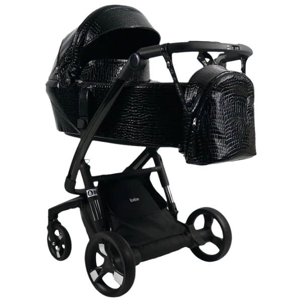 Детская коляска ibebe istop Gloss Eco 4673-001/ Черный photo 1