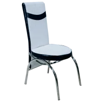 Кухонный стул Magnus Merchan ЭКО Кожа/ Белый Черный