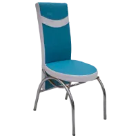 Кухонный стул Magnus Merchan ЭКО Кожа/ Синий Белый