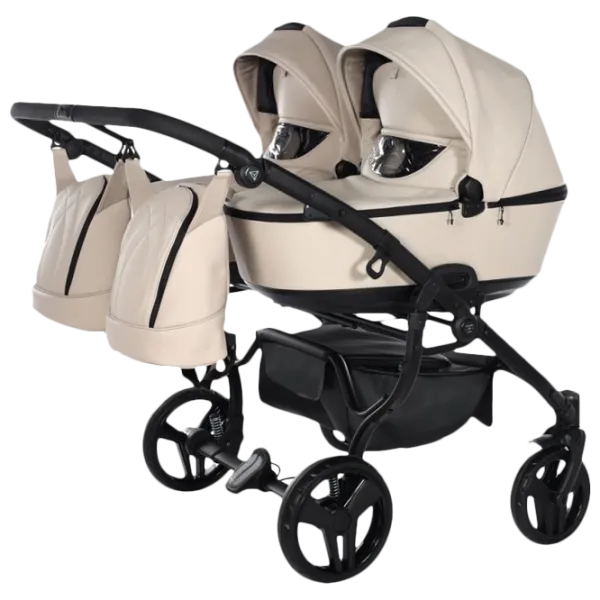 Cărucior pentru copil Junama Space DUO Eco 2809-003/ Beige photo 1 Cărucior pentru copil Junama Space DUO Eco 2809-003/ Beige photo 1