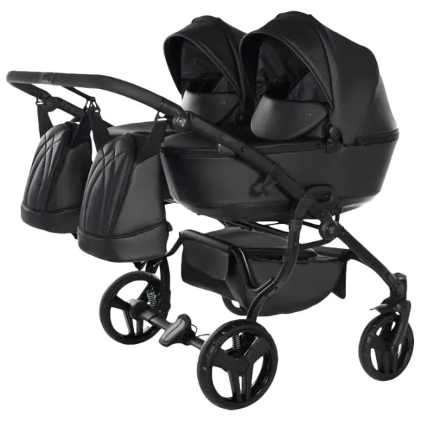 Детская коляска Junama Space DUO Eco 2809-002/ Черный photo 1 Детская коляска Junama Space DUO Eco 2809-002/ Черный photo 1