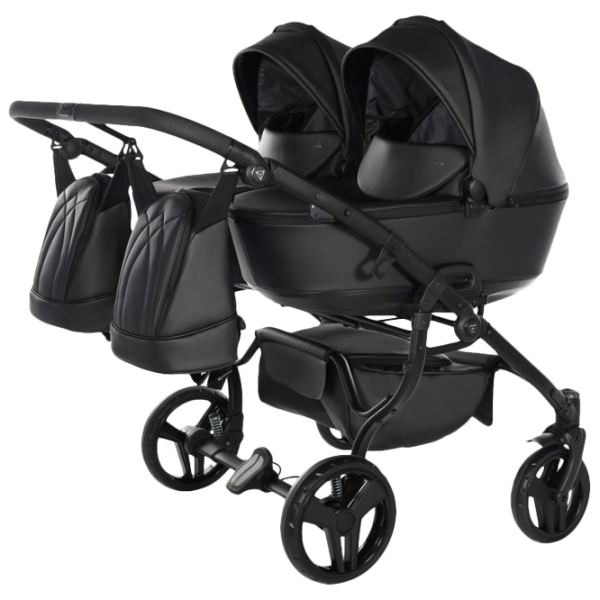 Детская коляска Junama Space DUO Eco 2809-002/ Черный photo 1 Детская коляска Junama Space DUO Eco 2809-002/ Черный photo 1