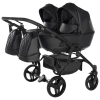 Детская коляска Junama Space DUO Eco 2809-002/ Черный
