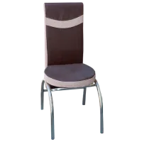 Кухонный стул Magnus Merchan ЭКО Кожа/ Коричневый Бежевый