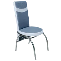 Кухонный стул Magnus Merchan ЭКО Кожа/ Серый Белый