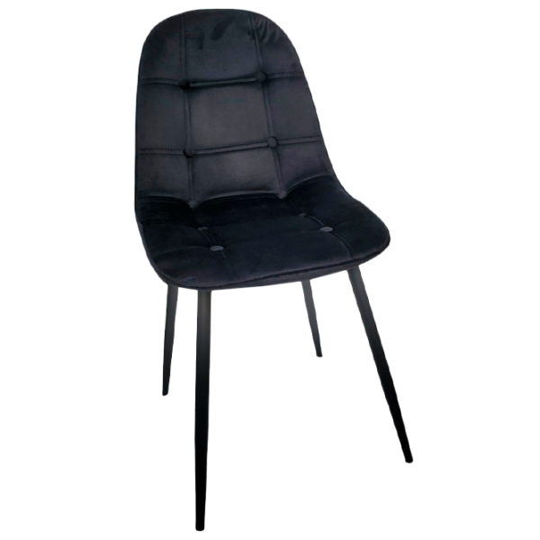 Scaun de bucătărie Magnus 6155 1 Velur/ Black photo 1