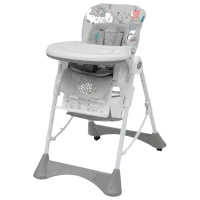 Стульчик для кормления Baby Design Pepe (4677-002) Классический/ 6 месяцев / Серый 