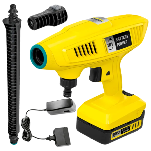 Maşină de curăţat cu presiune KARCHER KHB 4-18 Battery Set (1.328-210.0) Yellow photo 1