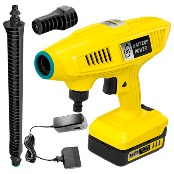 Maşină de curăţat cu presiune KARCHER KHB 4-18 Battery Set (1.328-210.0) Yellow photo 1