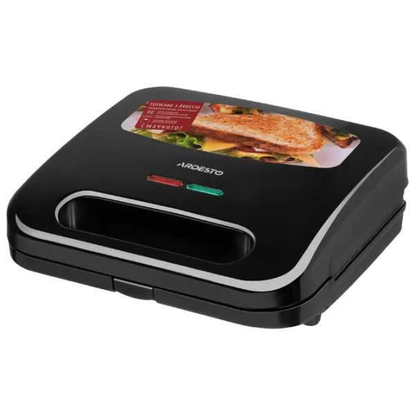 Aparat pentru sandvișuri Ardesto SM-H110BSN 700 W/ Black photo 1