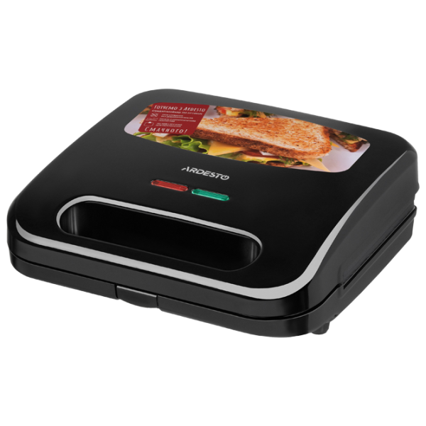 Aparat pentru sandvișuri Ardesto SM-H110BSN 700 W/ Black photo 1