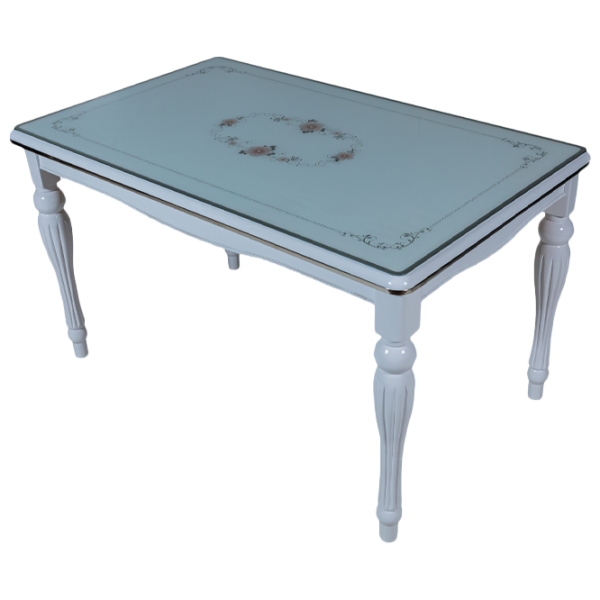 Кухонный стол Magnus DT A20 Стекло/ White photo 1 Кухонный стол Magnus DT A20 Стекло/ White photo 1