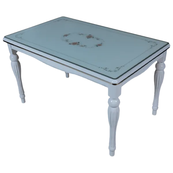 Кухонный стол Magnus DT A19 Стекло/ White photo 1 Кухонный стол Magnus DT A19 Стекло/ White photo 1