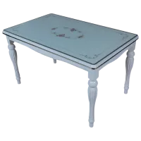 Masă de bucătărie Magnus DT A19 Sticlă/ White