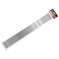 Ace pentru frigărui BBQ 37846 6 ace/ 60 cm/ Oțel inoxidabil