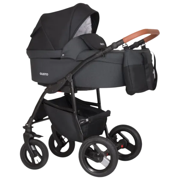 Детская коляска Verdi Gusto 2 in 1 2373-004/ Черный photo 1